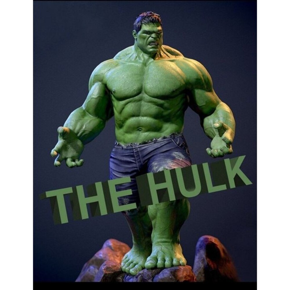 Incredible Hulk resin figure